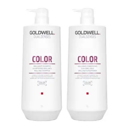 Goldwell DualSenses Color Brilliance Shampoo & Conditioner Duo Bundle (2 x 1000ml)
