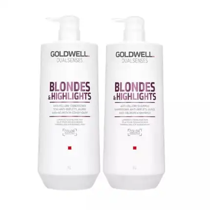 Goldwell Dualsenses Blondes & Highlights Shampoo & Conditioner Duo (2 x 1000ml)