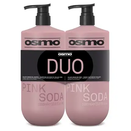 Osmo Pink Soda Shampoo And Mask Duo (2x 1000ml)