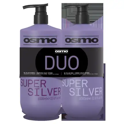 Osmo Super Silver Shampoo And Mask Duo (2x 1000ml)
